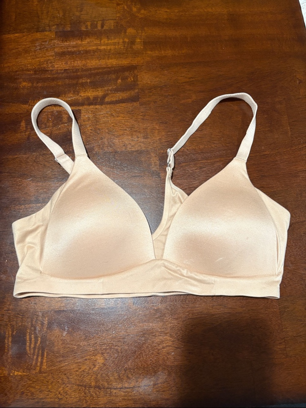 aerie Nude Seamless Wireless T-Shirt Bra